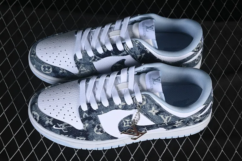 All categories Nk SB Dunk Series Nk SB Dunk Low High-end customized low-top sneakers Nike SB Dunk Low LV joint tie-dye denim Anniversary high-end customized low-top casual sneakers SC0601-475